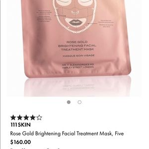 111skin rose gold facial mask